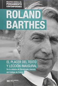 EL PLACER DEL TEXTO LECCIÓN INAUGURAL